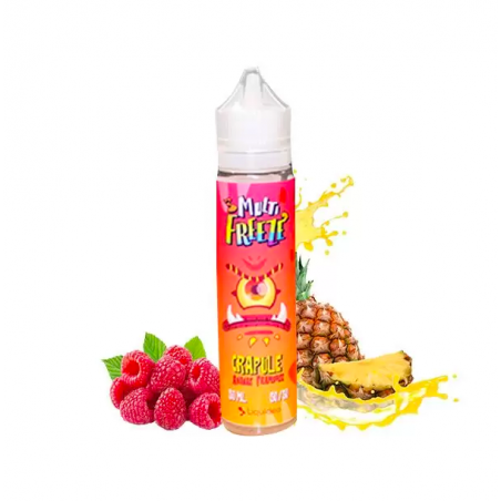 Liquideo - Crapule Ananas Framboise 50ML Boosté