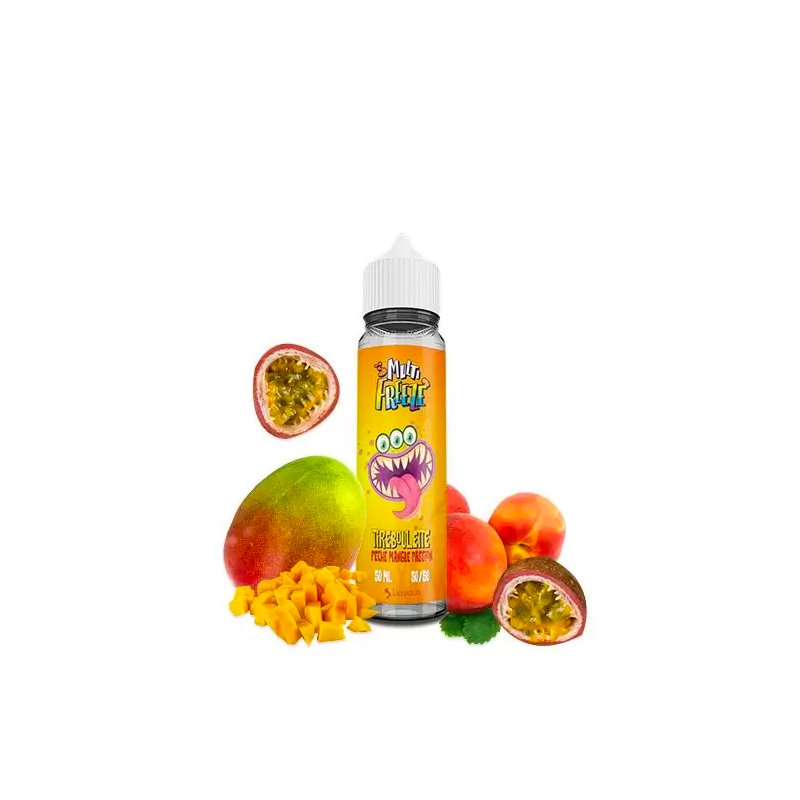 Liquideo - Triboulette Pêche Mangue Passion 50ML Boosté