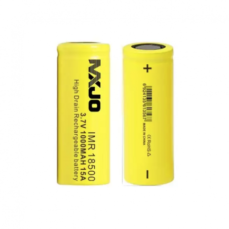 Accu 18500 1000mAh 15A 3,7V - MXJO