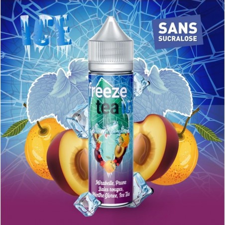 Freeze Tea - Mirabelle Prune Baies Rouges Ice Tea 50ML Boosté