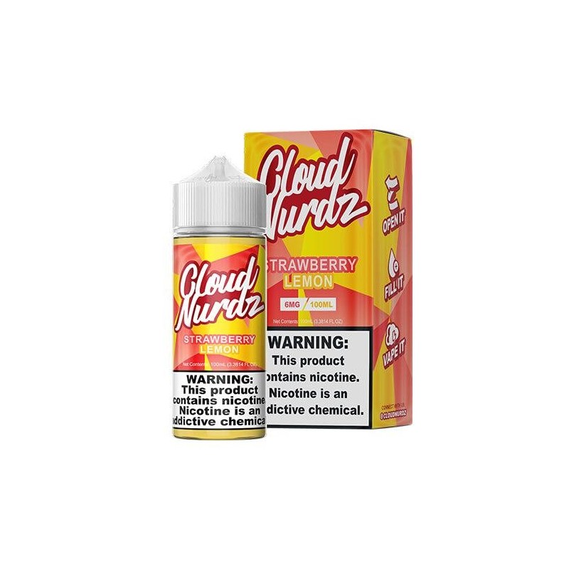Cloudz Nurdz - Strawberry Lemon 100ML