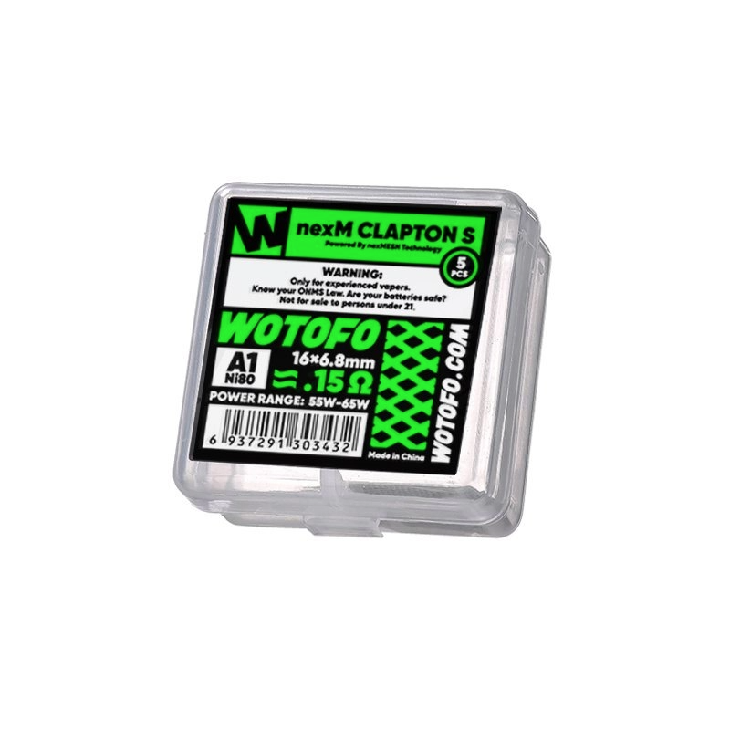 Résistances NexMesh Clapton S (5pcs) - Wotofo