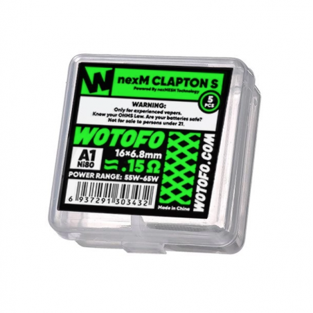 Résistances NexMesh Clapton S (5pcs) - Wotofo