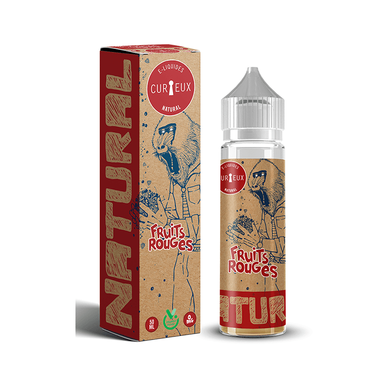 Curieux - Fruits Rouges 50ML Boosté