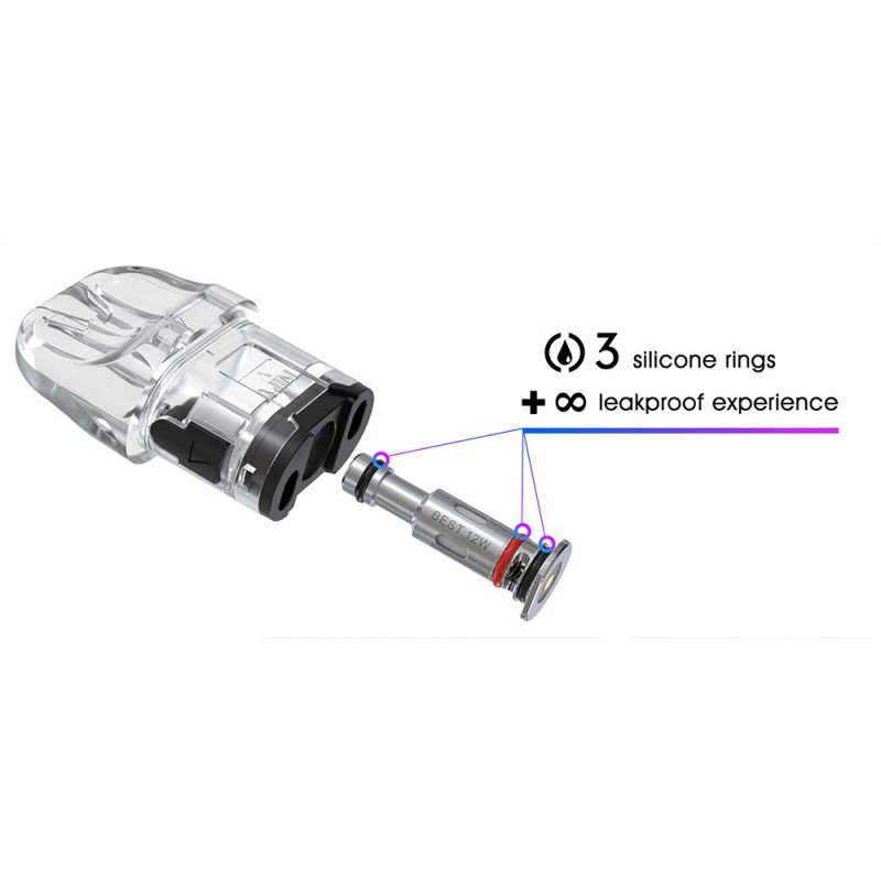 Cartouche vide pour Novo 4 par 3 - Smoktech