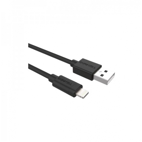 Câble USB Iphone Certifié MFI 1 Mètre, 12W- Duracell