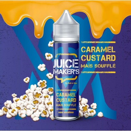 Juicemaker's - Caramel Custard Mais Soufflé 50ML Boosté