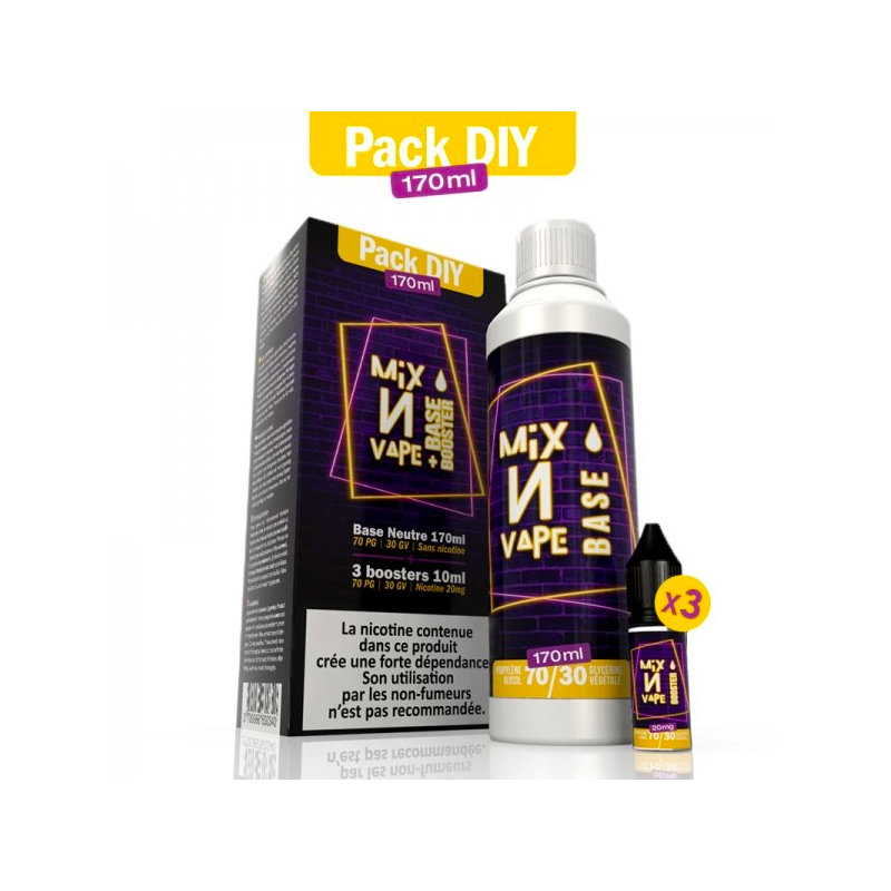 Pack DIY Mix N Vape 170ml 70/30 - Airmust