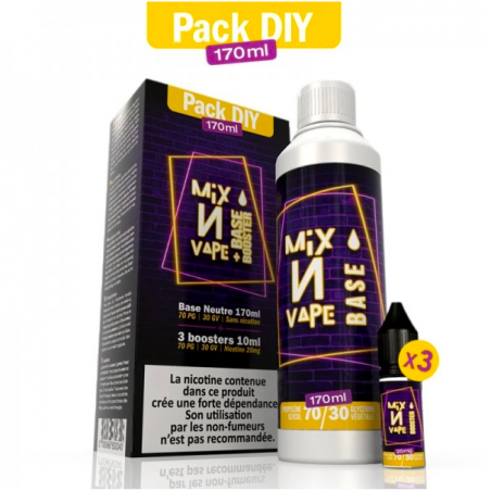 Pack DIY Mix N Vape 170ml 70/30 - Airmust