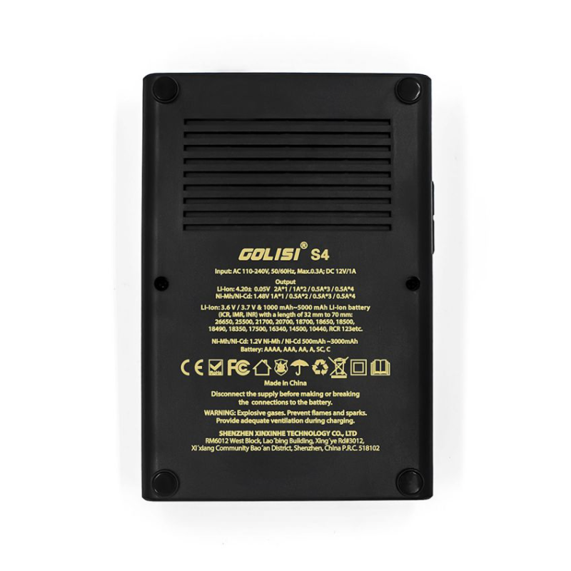 Chargeur d'accus S4 LCD - Golisi