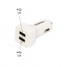 Chargeur voiture Double USB 3.4A BLANC DR5035W FAST CHARGE - Duracell