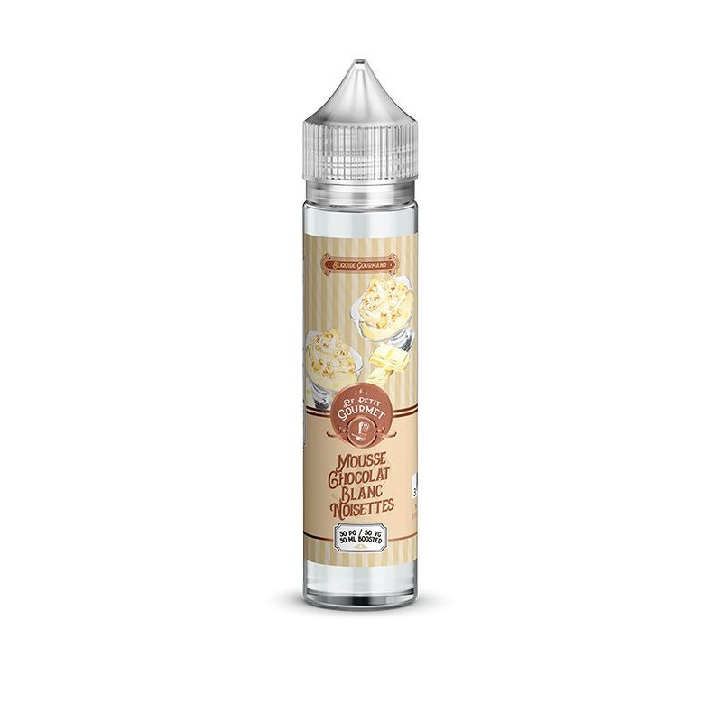 Le Petit Gourmet - Mousse Chocolat Blanc Noisettes 50ML Boosté
