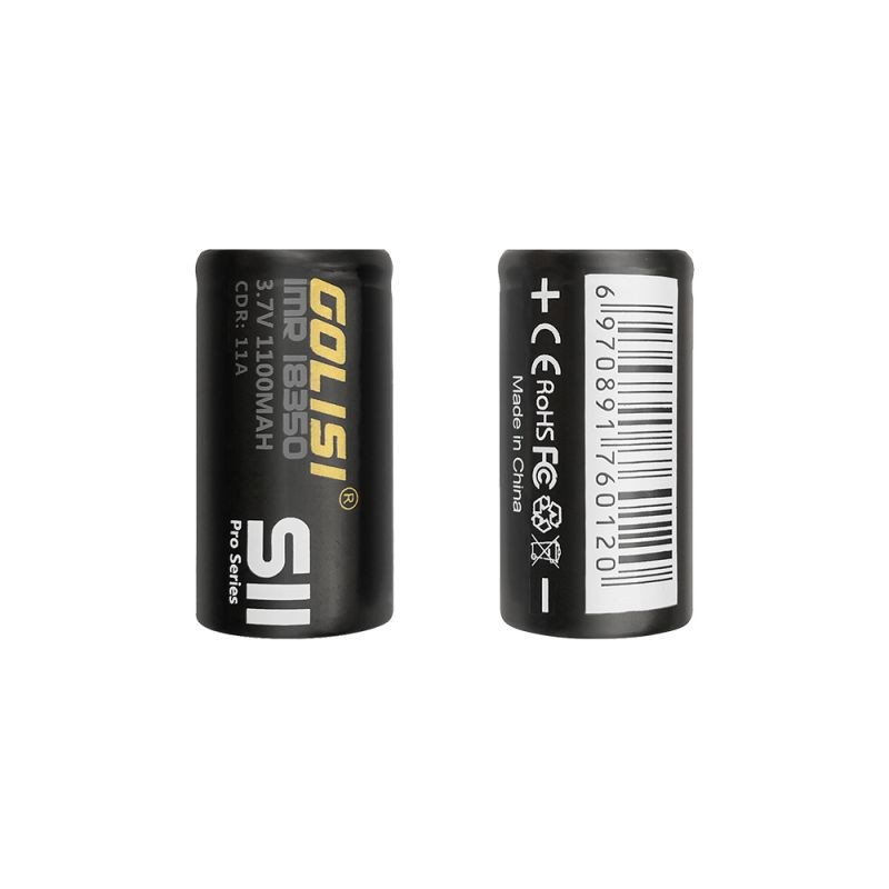 Accu S11 18350 1100mAh 20A - Golisi