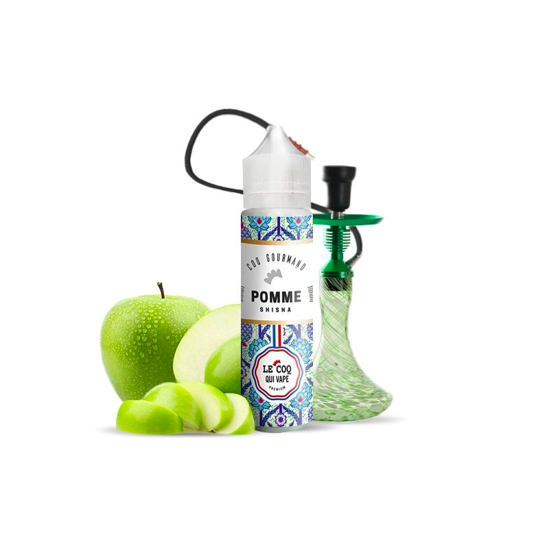 Le Coq Qui Vape - Pomme Shisha 50ML Boosté