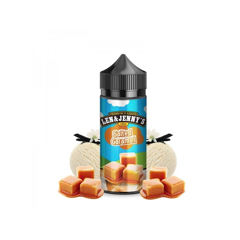 Len & Jenny's - Salted Caramel 100ML Boosté