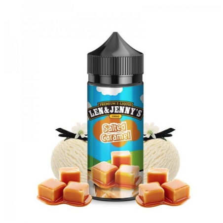 Len & Jenny's - Salted Caramel 100ML Boosté