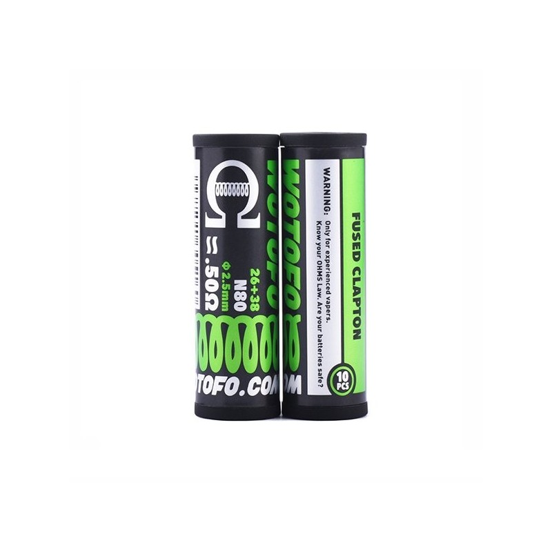 Résistances Pré Roulé Fused Clapton Coils 26+38G - Wotofo