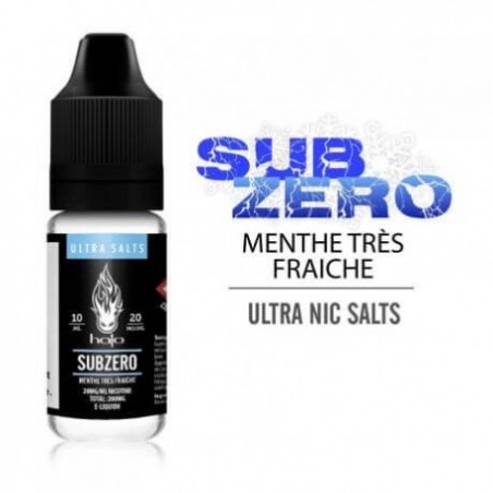 Halo - Sub Zéro Sel de Nicotine 10ML