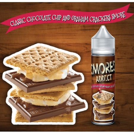Smore Addict - Chocolate Chip & Graham Crackers 50ML Boosté