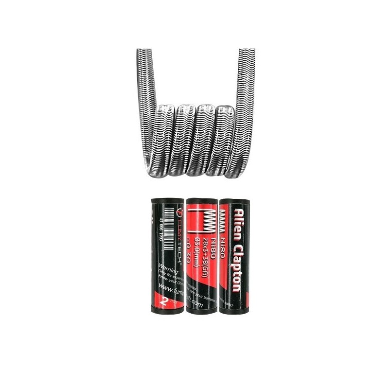 Alien Clapton Twisted Messes Ni80 28*3+38GA 0.30Ω (2pcs) - Fumytech