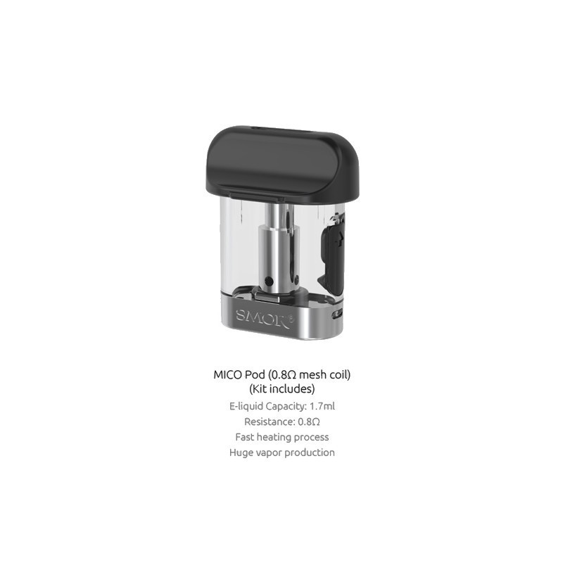 Cartouche Pour Mico Pod 1.7ML Par 3 - Smok