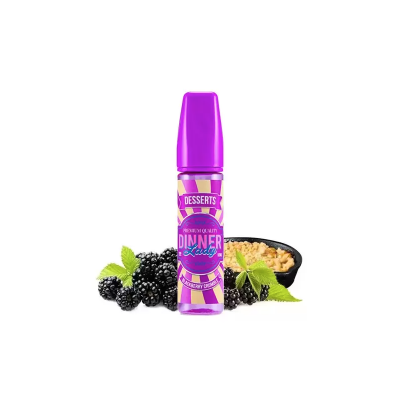 Dinner Lady - Blackberry Crumble 50ML Boosté
