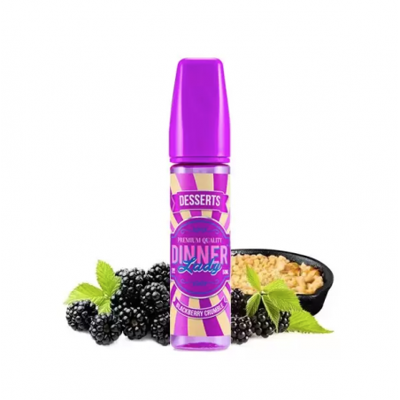 Dinner Lady - Blackberry Crumble 50ML Boosté