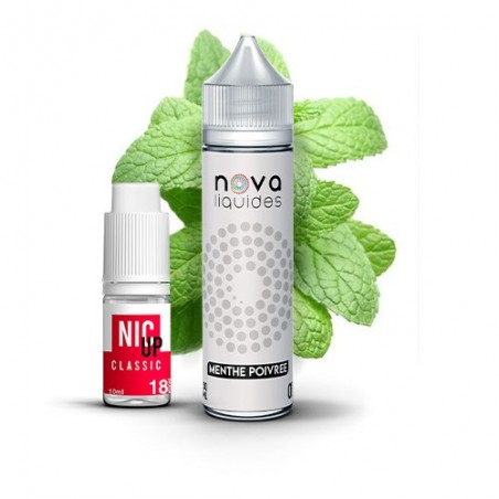 Nova Liquides - Menthe Poivrée 50ML Boosté